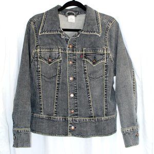 Z. Cavaricci - Gray Jean Jacket Size 1